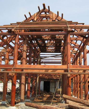 Mẫu website Nhà Gỗ