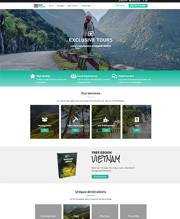 Mẫu du lịch Local Vietnam