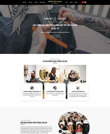 Mẫu salon tóc Trend